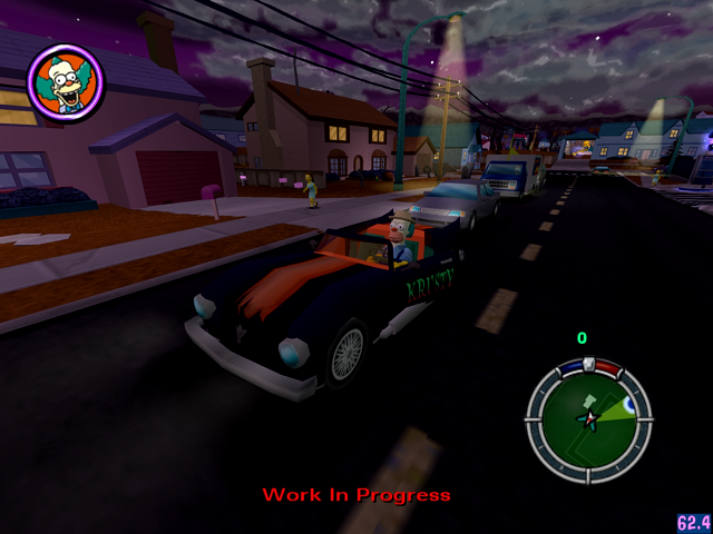 Krusty in: The Night of The Laughing Bozo