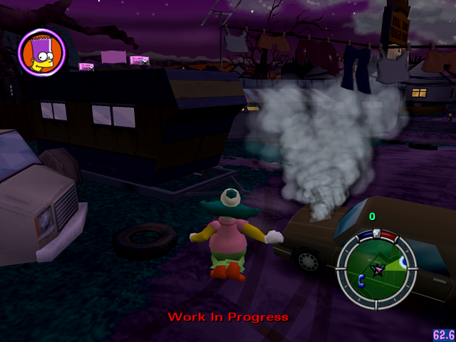 Krusty in: The Night of The Laughing Bozo